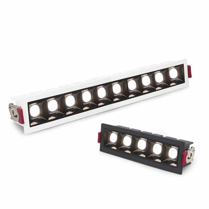 Recessed Adjustable Led Linear Downlight 9W 18W 27W