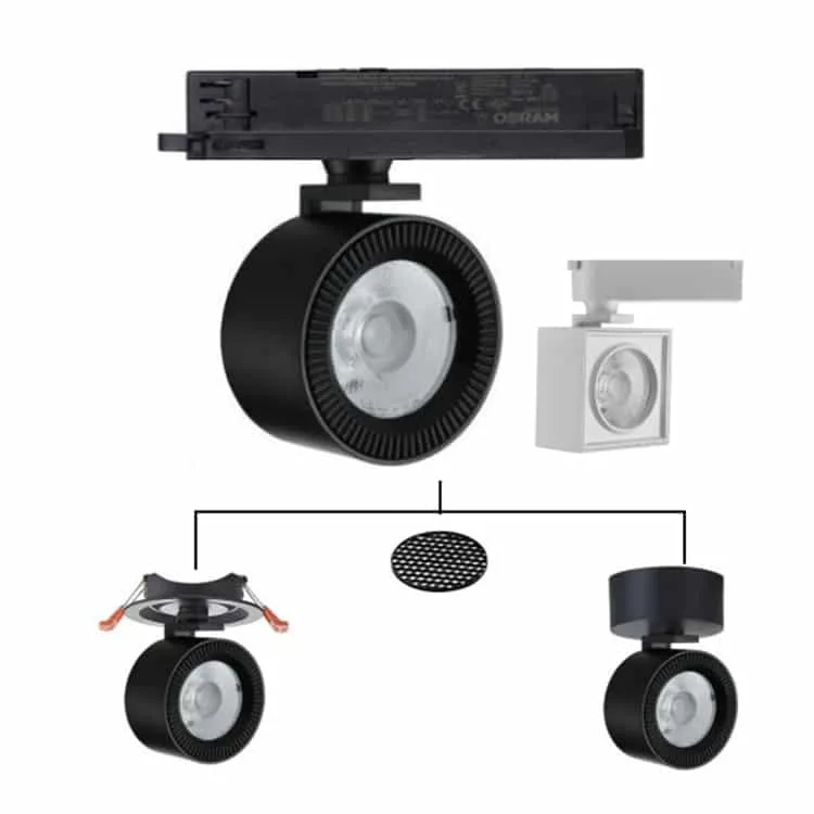 White /Black Modern Track Lighting