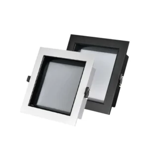 White/Black Recessed Square LED Downlight 3-8inch | Model: GR-DL-B-08